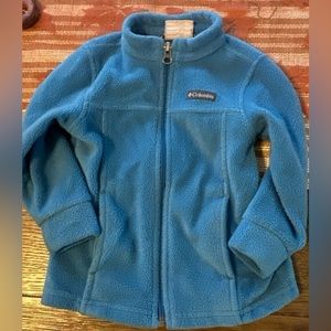 Columbia fleece zip up jacket